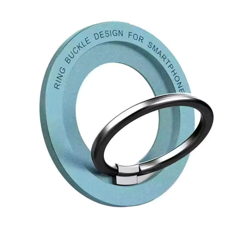 WSSHE Magnetischer Handy-Ringhalter kompatibel mit iPhone 12 13 14 Serie für MagSafe, abnehmbarer Handy-Griff, Schwarz - Bild 4