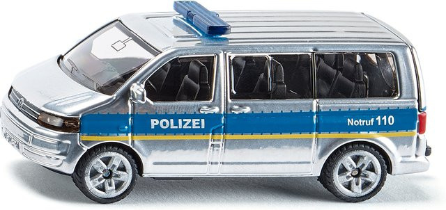 Siku Polizei-Mannschaftswagen Modellauto, Metall, 1:55 - Bild 1