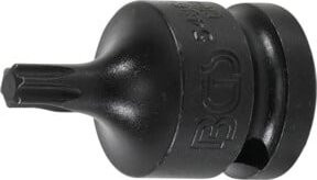 BGS Kraft-Bit-Einsatz T40 mit 12,5 mm (1/2") Innenvierkant in Schwarz - Bild 1