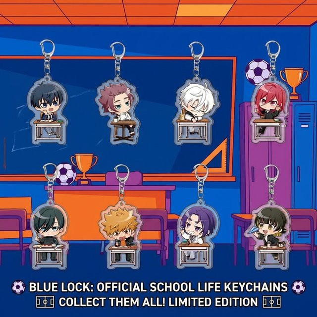 Bandai Blue Lock Acryl-Schlüsselanhänger Isagi Yoichi Bachira Meguru, Zubehör - Bild 1