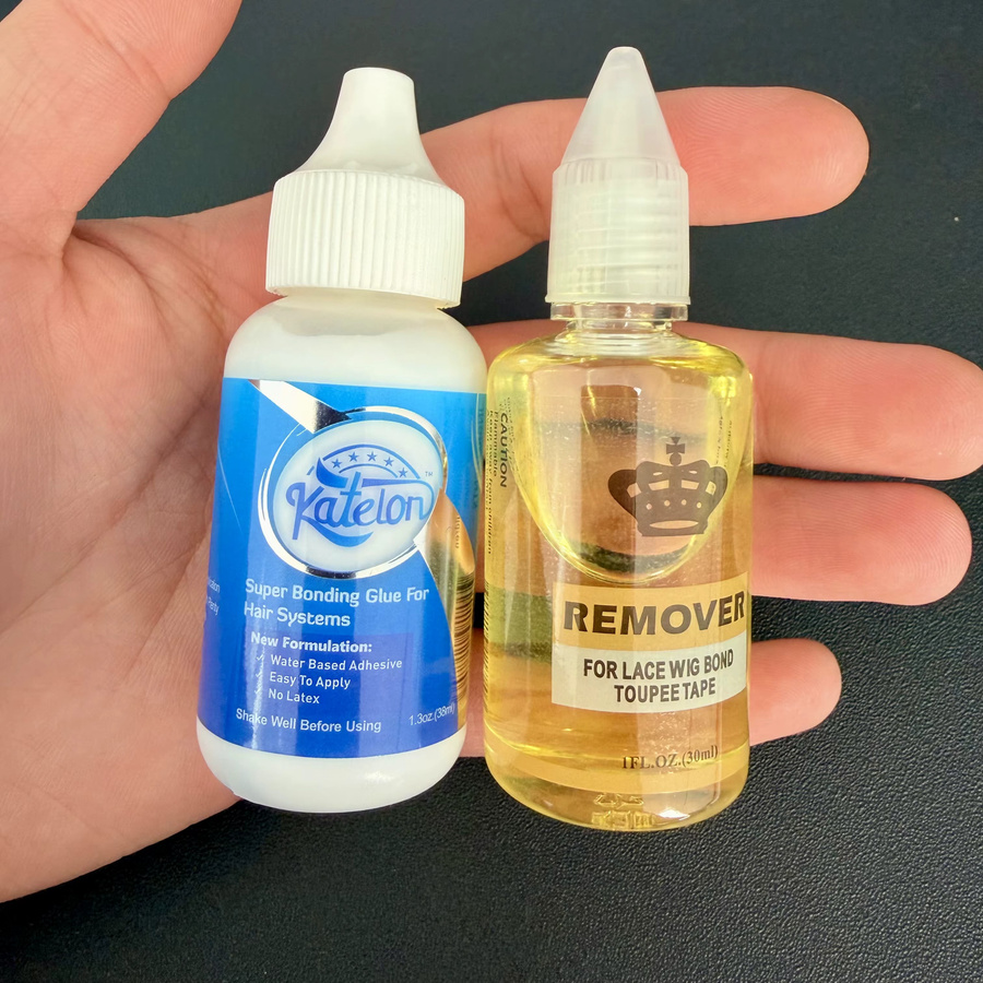 Perückenkleber und Entferner-Set, 38 ml Kleber, 30 ml Entferner, Unisex - Bild 5