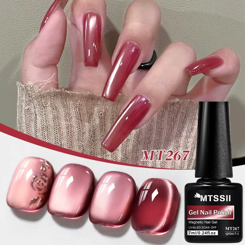Mtssii Nagellack, rot, glänzend, 7 ml - Bild 7