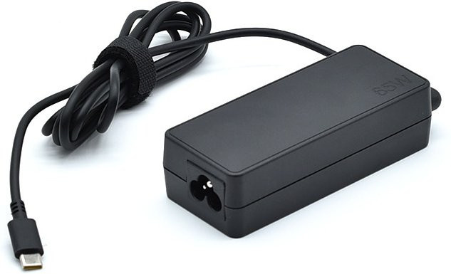 PHONEPACE Notebook-Netzteil 65W mit USB-C-Schnittstelle, 20V 3.25A Laptop-Ladegerät in Schwarz, kompatibel mit ASUS, Lenovo und HP Laptops - Bild 1