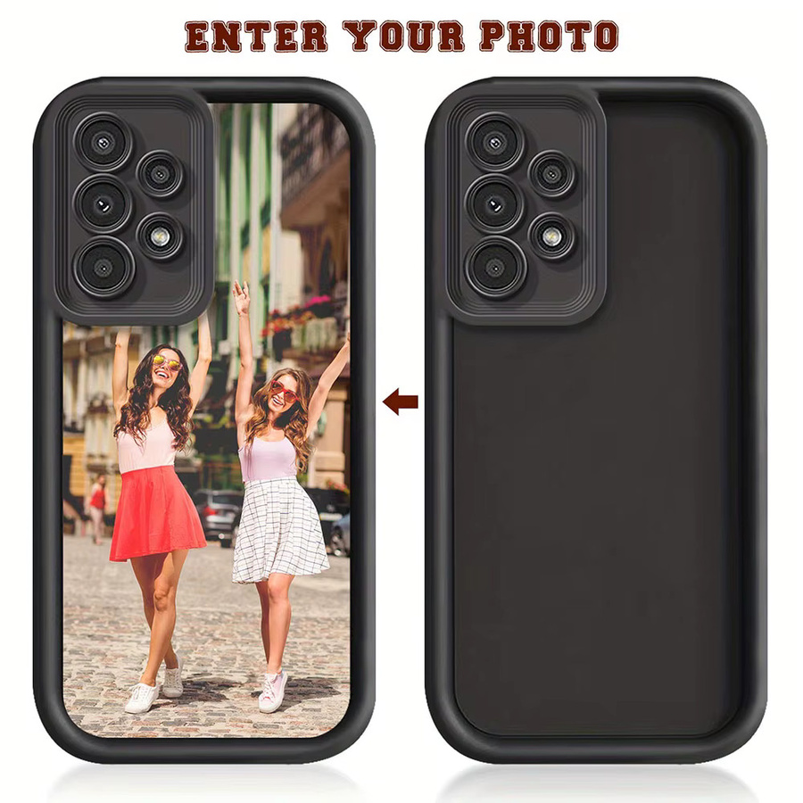 Personalisierte Handyhülle für Samsung Galaxy S20 S21 S22 S23 S24 S25 FE Plus Ultra in Schwarz oder Weiß - Bild 2