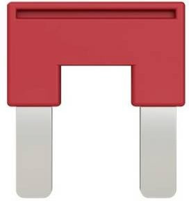 ABB 2CDE605300R0250 Signalbrücke EPD24 Jumpers Set, Farben: 1 Stk. rot und 3 Stk. blau - Bild 1