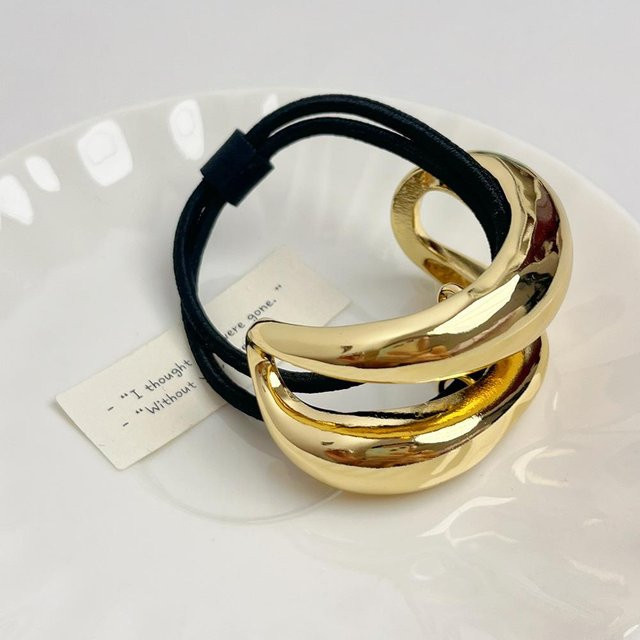 Haarbänder doppellagig, Metall, gold, Damen - Bild 1