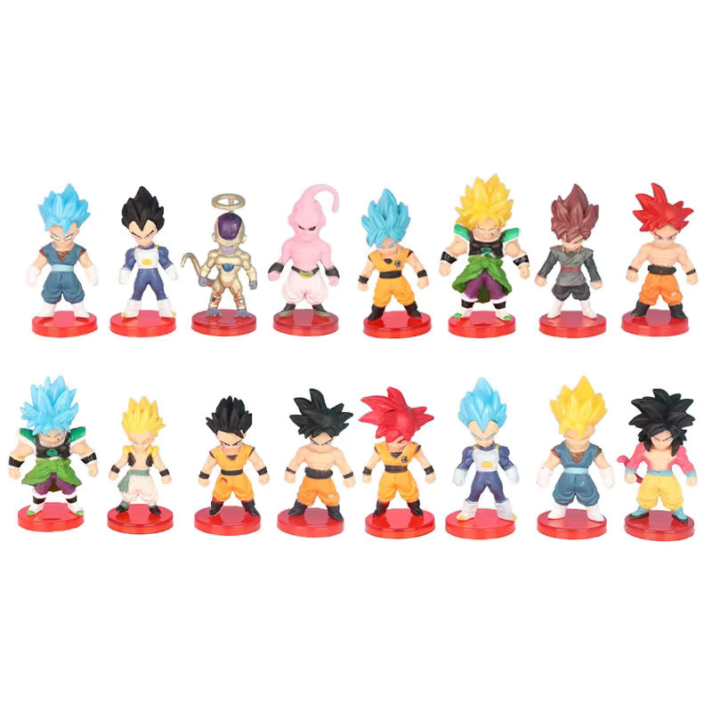Bandai Dragon Ball Z Action Figur, 16-teiliges Set - Bild 3