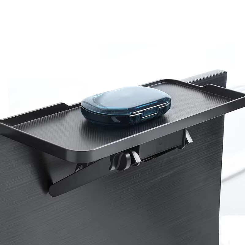 BEISHI Faltbares Desktop-Regal für Monitor, TV und Router in Schwarz oder Weiß, Breite: 30,0 cm - Bild 2