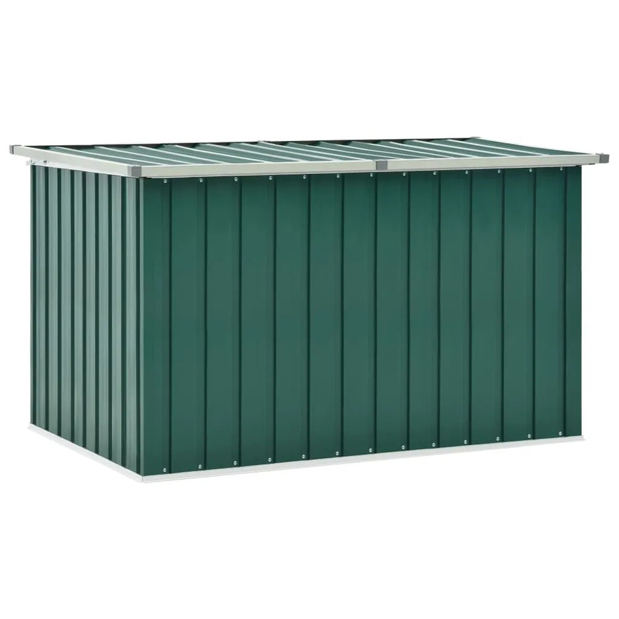 vidaXL Gartenbox aus verzinktem Stahl und Kunststoff in Grün, B/T/H: 149 x 99 x 93 cm - Bild 2