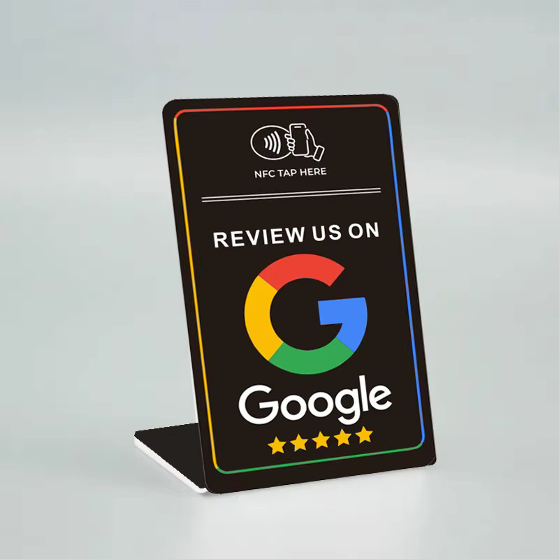 MochuaRFID NFC-Tap Google-Bewertungsständer in Weiß - Bild 2