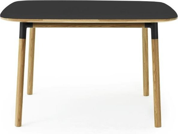 Normann Copenhagen Form Tisch in Schwarz mit Eiche und mattem Linoleum im nordischen Stil - Bild 1