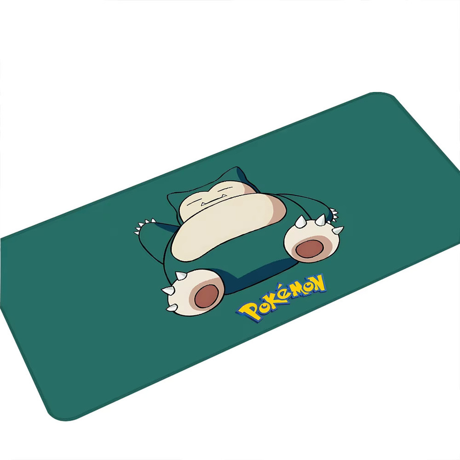 Bandai Pokémon Snorlax Gaming-Mauspad mit HD-Druck und rutschfester Gummiunterseite als Schreibtischunterlage für PC und Laptop - Bild 2