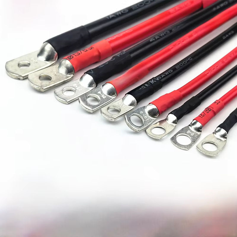 MUCG Silikon Autobatteriekabel mit Ringkabelschuhen M6 M8 M10 in Schwarz und Rot für elektrische Verkabelung - Bild 6