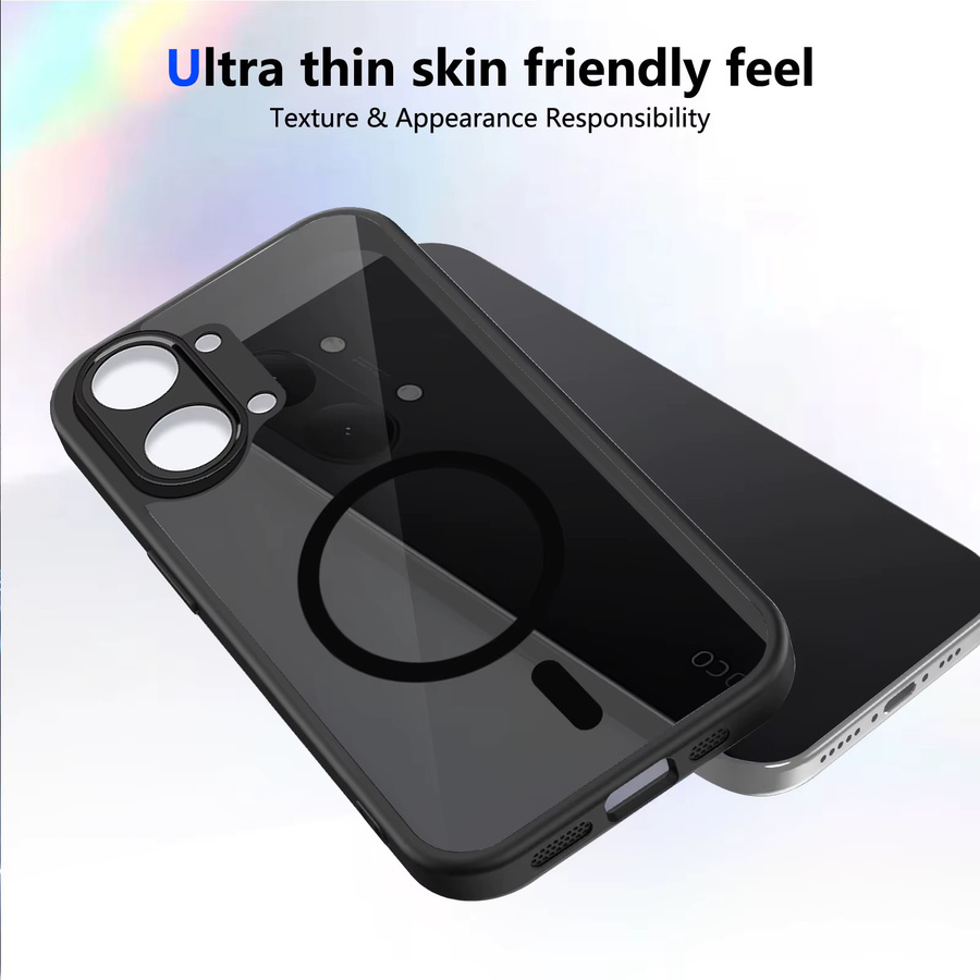 Xiaomi Poco X8 Pro Max 5G Hülle mit MagSafe Funktion, stoßfeste Silikon-Schutzhülle mit transparenter Rückseite und matter Oberfläche - Bild 2