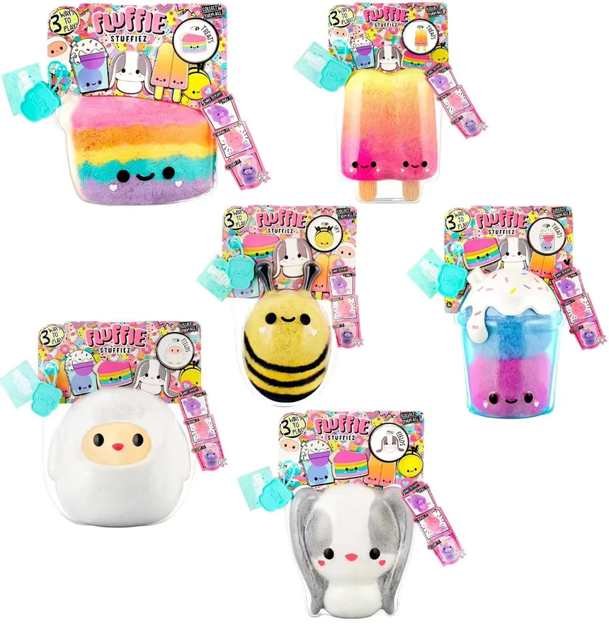 Fluffie Stuffiez Bee, Plüsch, Bunt / Mehrfarbig - Bild 1