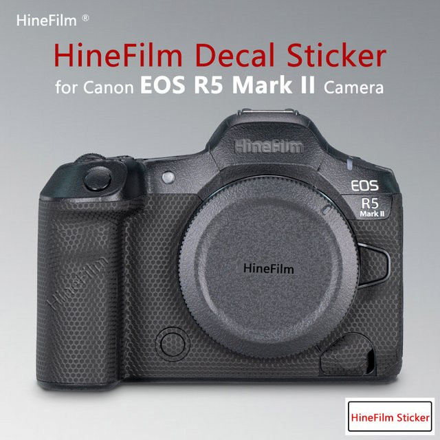 Canon EOS R5 Mark II Kamera Schutzfolie in Schwarz - Bild 1