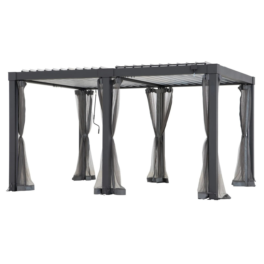 Sunjoy Ersatznetz für Matterhorn Multi-Lamellenpergola, Farbe: Anthrazit, B: 406 cm, T: 306 cm - Bild 2