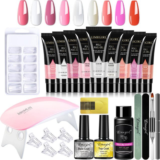 Limegirl Purple Dream Nagel Gel Kit, 15 ml, Schimmernd, Unisex - Bild 1