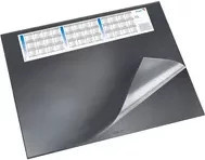 Schreibunterlage Läufer Synthos VSP mit Kalender in Schwarz, B: 53 cm, H: 40 cm - Bild 1