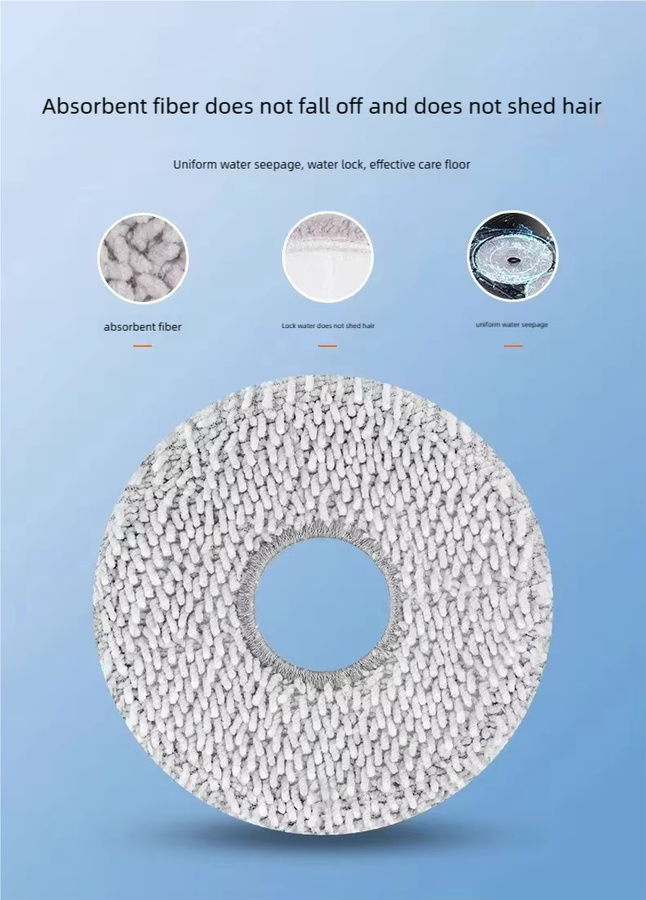Ecovacs Waschbare Wischtücher für Deebot X2, X1 OMNI, T10, T20 OMNI, T30S, T30 COMBO und T30Pro OMNI - Bild 2