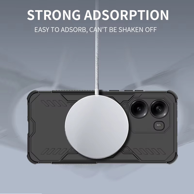 Xiaomi Handyhülle mit Wärmeableitung und magnetischem kabellosem Laden in Grün für Poco X7 Pro X5 Pro M6 Pro F7 Pro F6 Pro C65 C75 - Bild 4