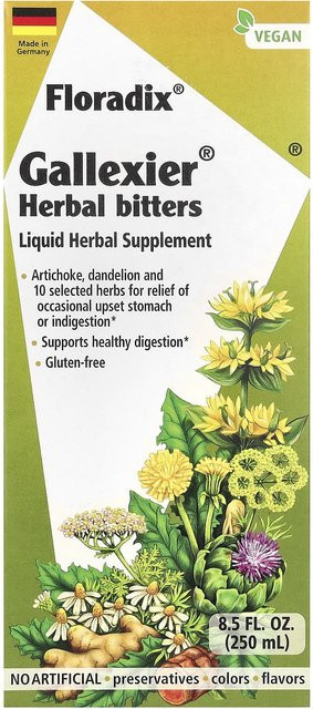 Floradix Gallexier Kräuterbitter, 250 ml - Bild 1