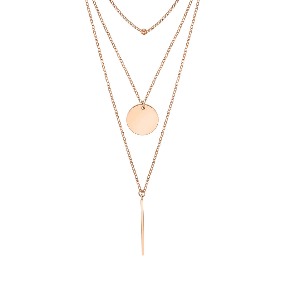 Heidemann Schmuck Kette Nuria, Rose, Damen - Bild 1