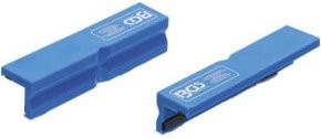 BGS Schraubstock-Schutzbacken aus Kunststoff in Blau, 2-teilig, Breite: 12,5 cm - Bild 1