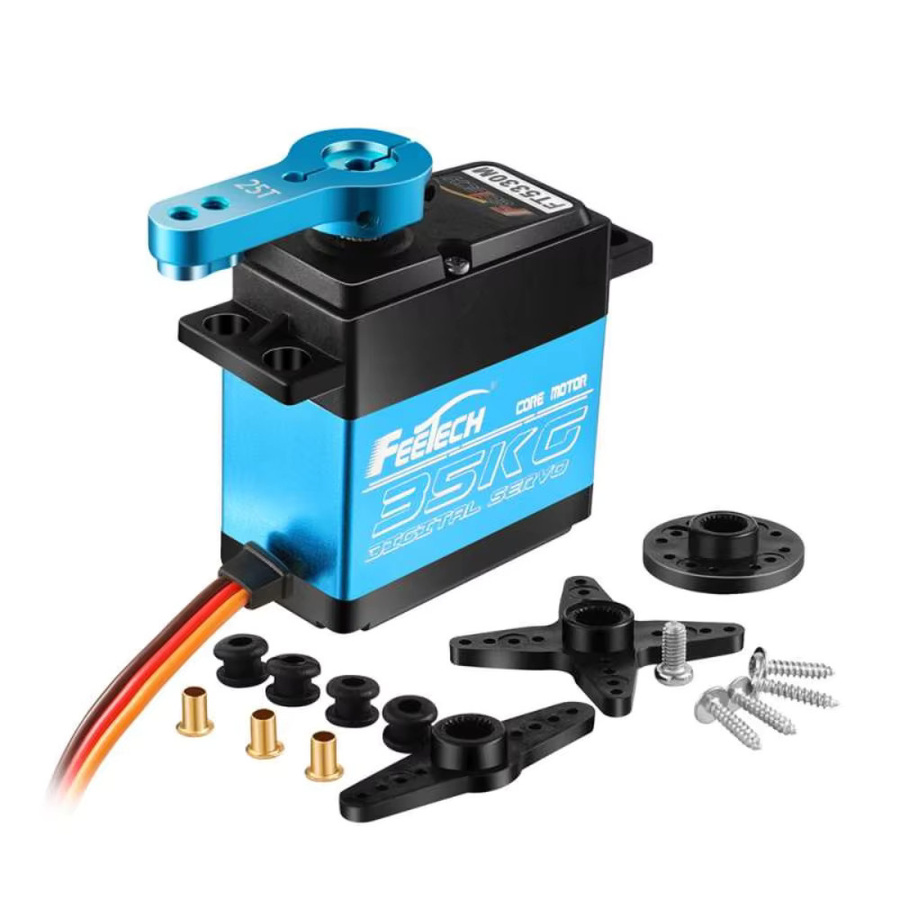 Stemedu Digitaler Servomotor, 4-teiliges Set, 180 Grad, wasserdicht - Bild 2