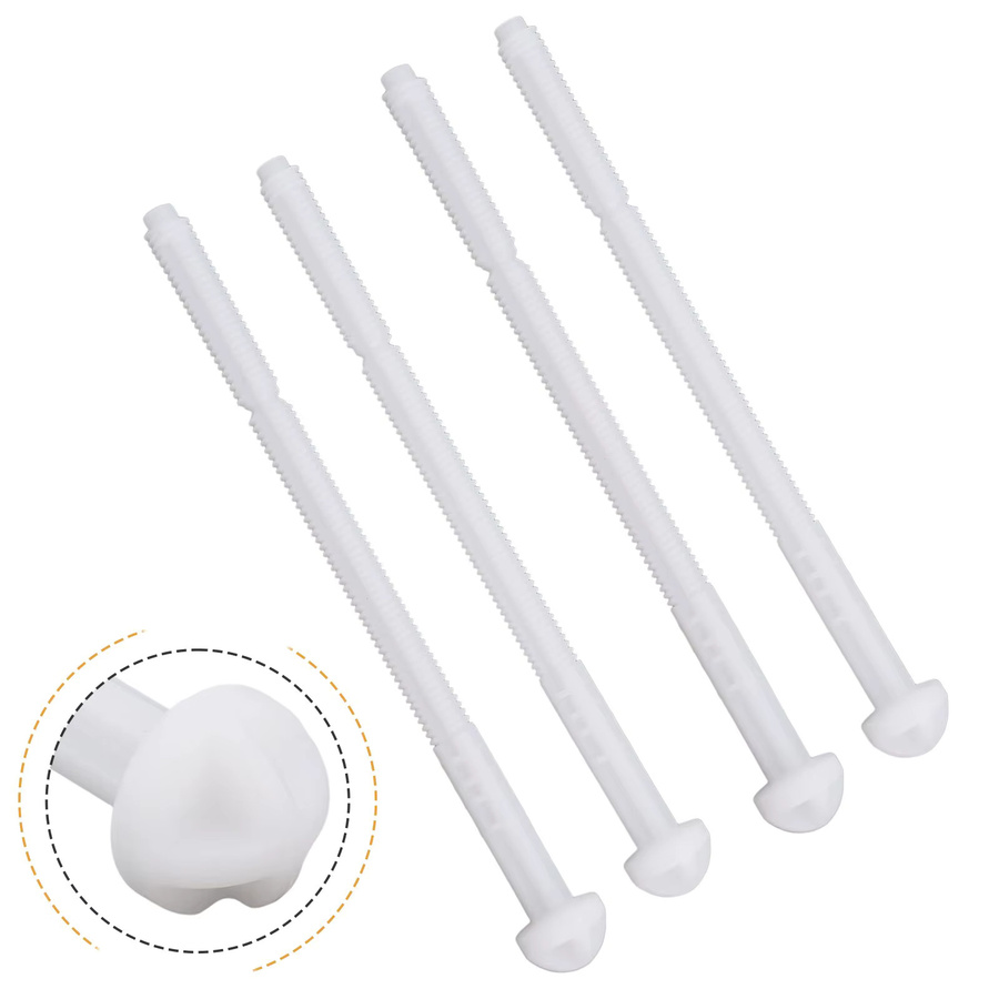 Geberit Twinline Push Stangen Set aus ABS in Weiß für Toiletten Zubehör 4er Pack - Bild 2