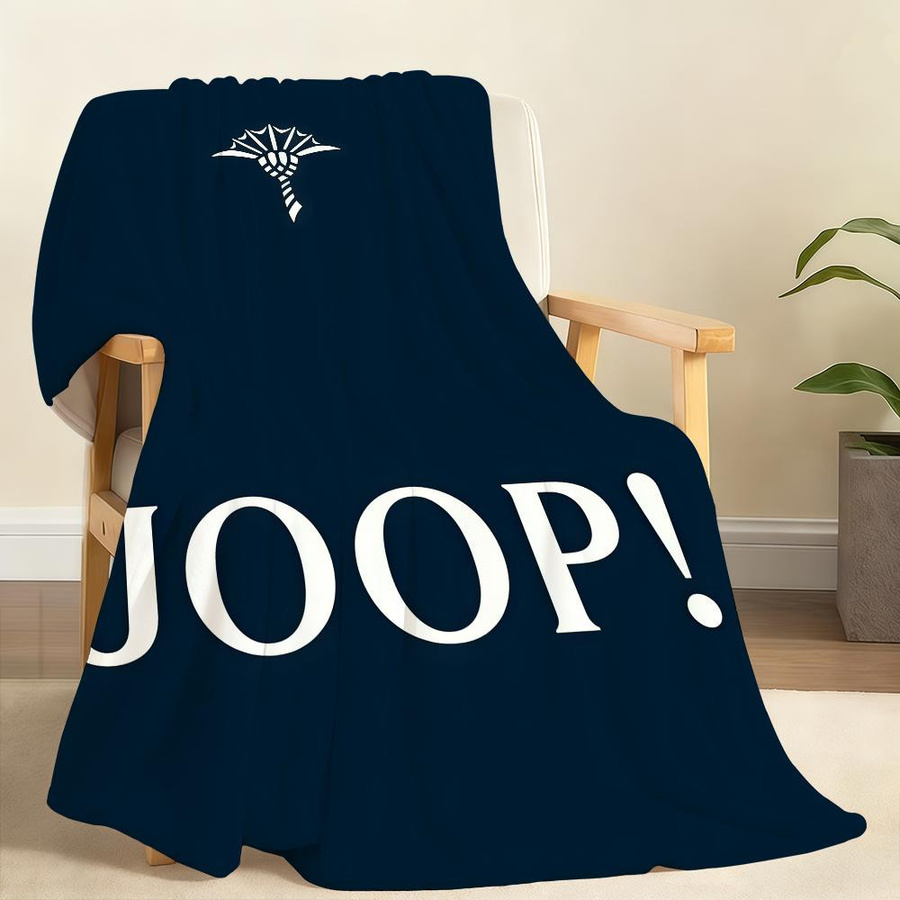 JOOP Überwurfdecke aus Flanell für Bett und Sofa, 75 x 90 cm - Bild 3