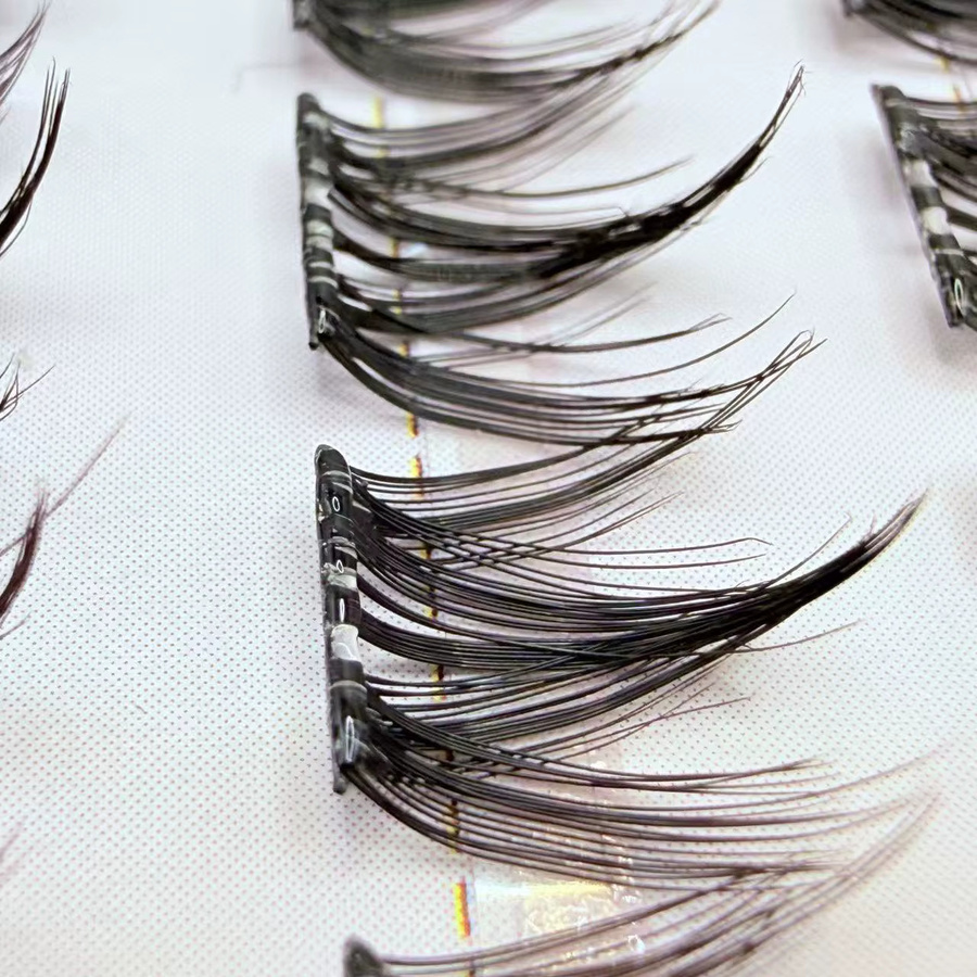 lonzunin Künstliche Wimpern, Black, Unisex - Bild 6