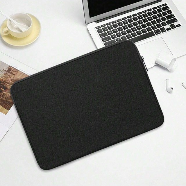 Schlanke und wasserdichte Laptop-Hülle in Schwarz für dein Notebook oder Tablet - Bild 1