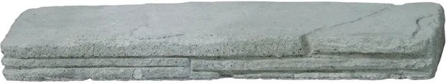 Kann Ziermauer Madoc Abdeckplatte Kalksteinfarben B/H/T: 47 x 13 x 4,5 cm - Bild 1
