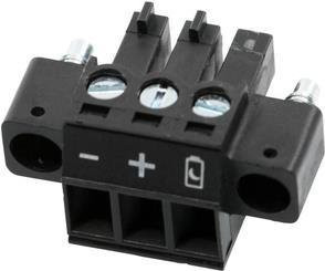 Axis Communications Datenanschluss AXIS TU6001 3-Pin Terminal Block 3,81mm Schwarz Packung mit 10 Stück - Bild 1
