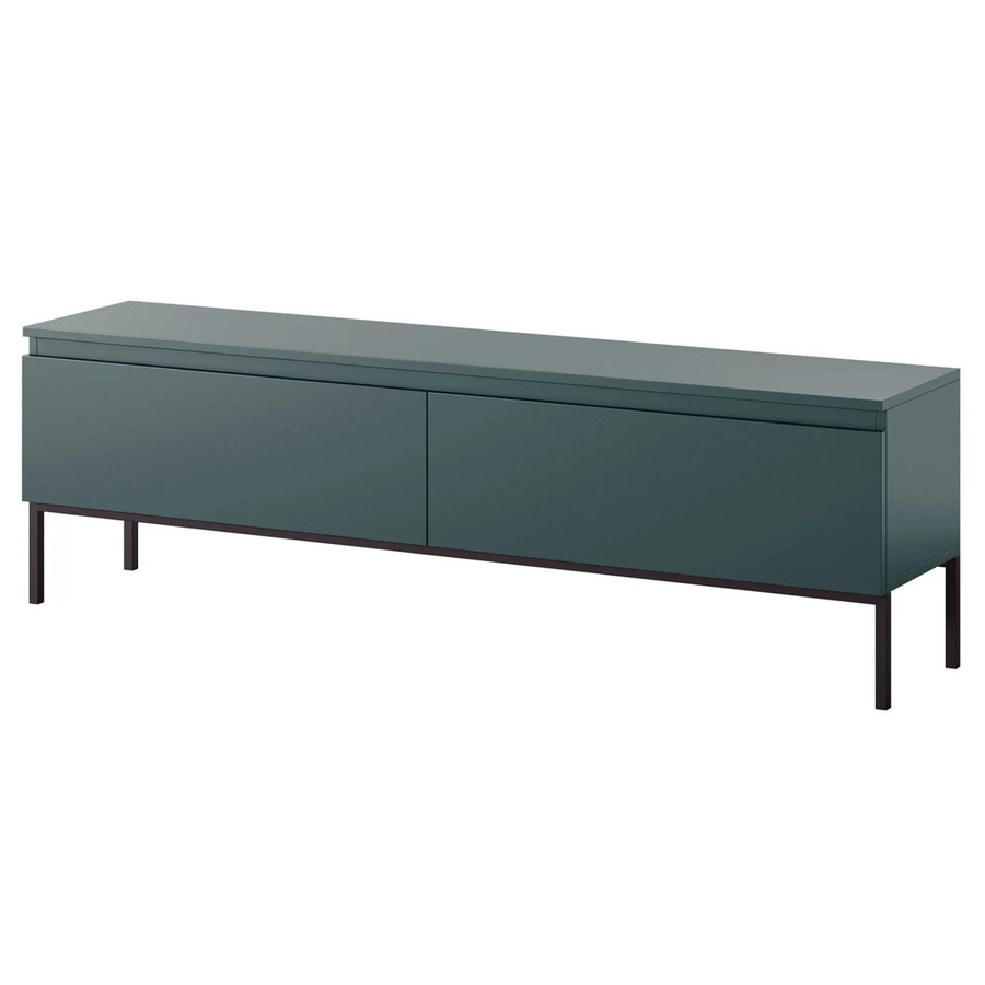 Selsey TV-Lowboard Bemmi in Dunkelgrün und Schwarz mit minimalistischem Design, Breite: 150 cm - Bild 2