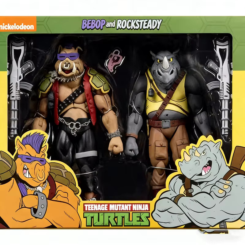 Potdemiel Teenage Mutant Ninja Turtles Rocksteady Bebop, Actionfiguren, 7 Zoll - Bild 4