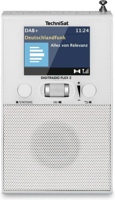 TechniSat DigitRadio Flex 2 Steckdosenradio mit DAB+, UKW und Bluetooth in Weiß - Bild 1