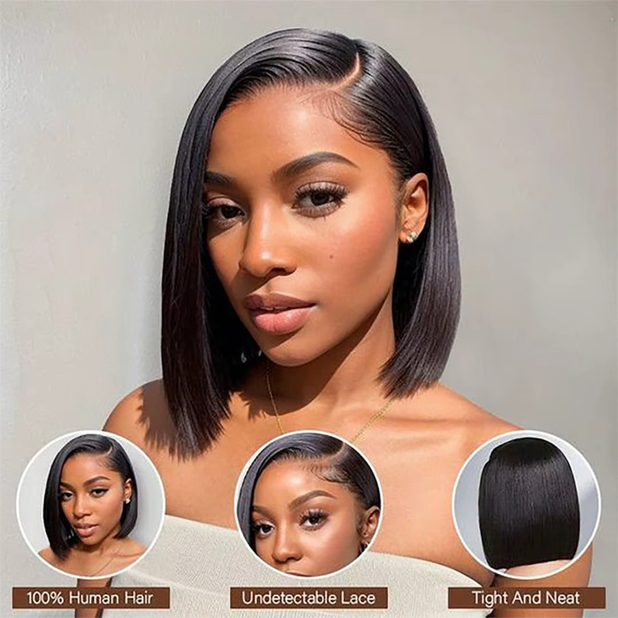 Hot Wave Glueless Lace Perücke aus Echthaar, 180% Dichte, Damen - Bild 3