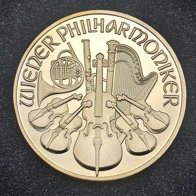 Österreich Wiener Philharmoniker 2024 Gedenk-Gold- und Silbermünzmedaille, Unisex - Bild 1