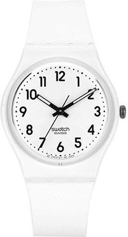 Swatch Armbanduhr, Quarz, Kunststoffgehäuse, 34 mm, Silikonarmband, Unisex - Bild 1