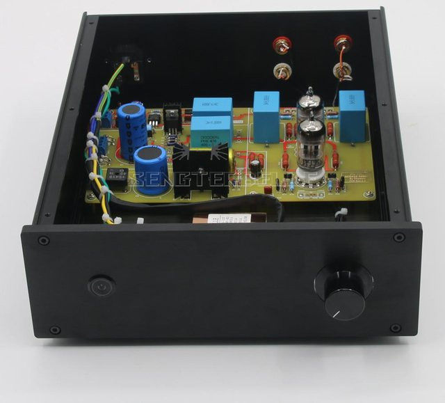 Conrad-Johnson PV12 HiFi Stereo Home Audio Vorverstärker mit ECC82/12AU7 Vakuumröhren in Schwarz - Bild 1