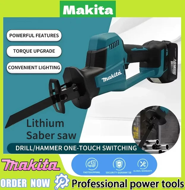 Makita DJR189 Akku-Säbelsäge 18 V bürstenlos für Holz und Metall - Bild 1