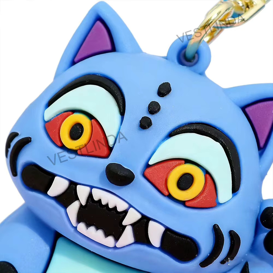 Hasbro Dämonenjäger-Mädchen-Charakter-Schlüsselanhänger, Tiger-Actionfigur, Kunststoff, Bunt / Mehrfarbig - Bild 2