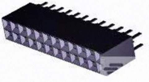 TE Connectivity Einbau-Buchsenleiste Standard Schwarz 1-535542-2 - Bild 1