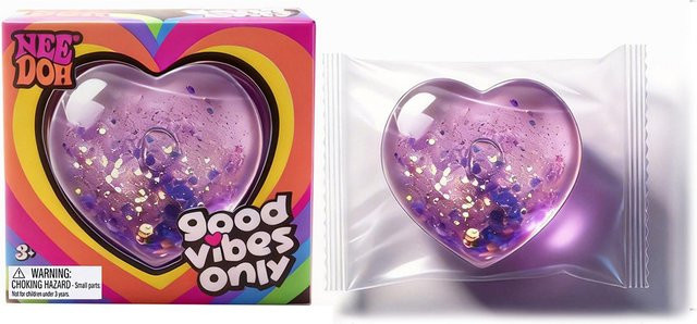 Schylling Deedoh Love Squeeze Stressball, Knetspielzeug, violett - Bild 1