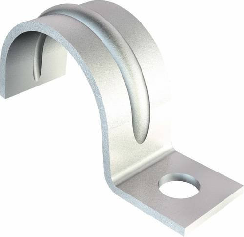 OBO Bettermann Befestigungsschelle aus Metall in Silber, 100 Stück - Bild 1