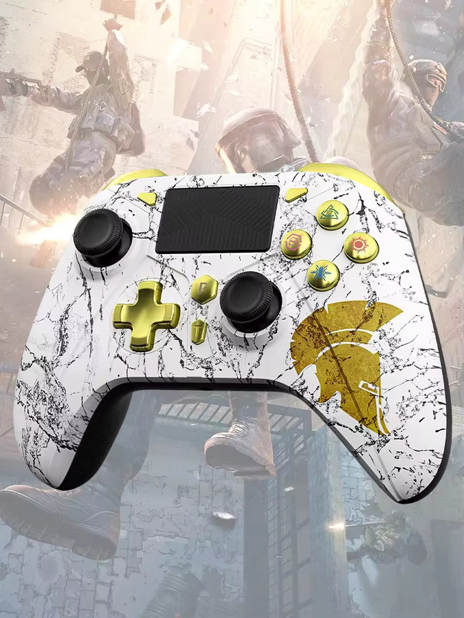 Bonacell Bluetooth Wireless Gamepad Controller mit Hall Effect und Vibration für PS3, PS4, Nintendo Switch und PC in Schwarz oder Weiß - Bild 7