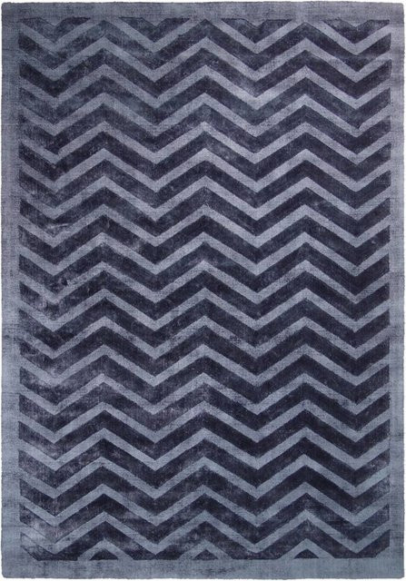 Kayoom Kurzflorteppich Luxury 410 Marineblau B/H/L: 150 x 0,8 x 80 cm - Bild 1