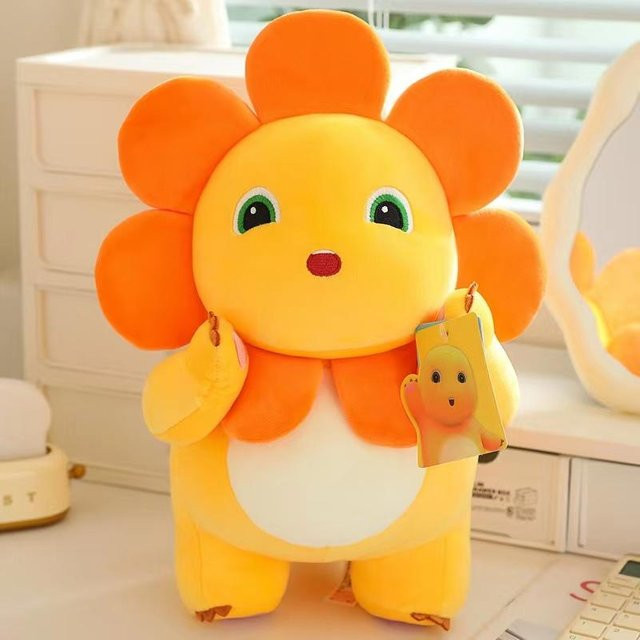 Miniso Sonnenblumenmilch-Drache-Plüschtier, 35 cm - Bild 1